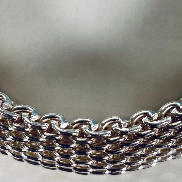 Beautiful Mesh 925 Sterling Silver Bracelet - Picture 10 of 12